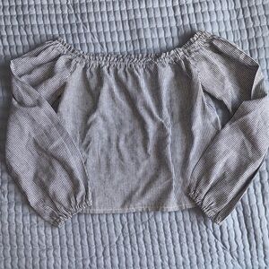 brandy off the shoulder top